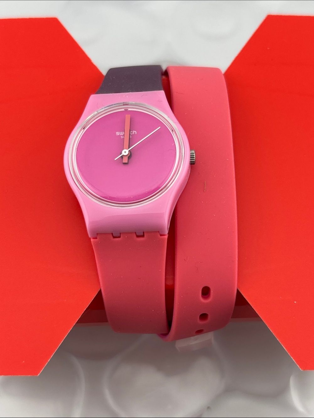 Swatch Watch - LP137 - FUN IN PINK